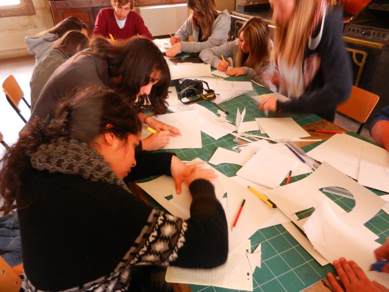 L’atelier image peinte : déroulement et oeuvres !