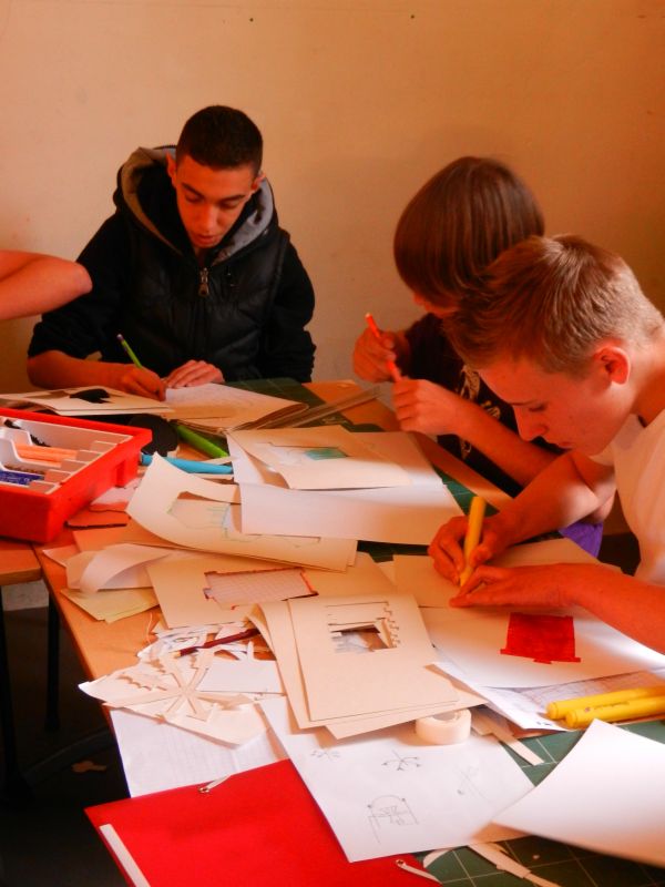 L’atelier image peinte : déroulement et oeuvres !