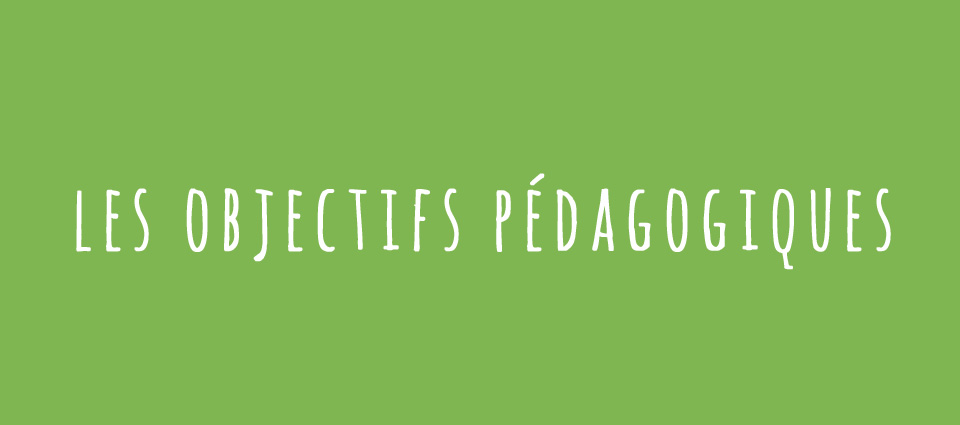 Les Objectifs pédagogiques